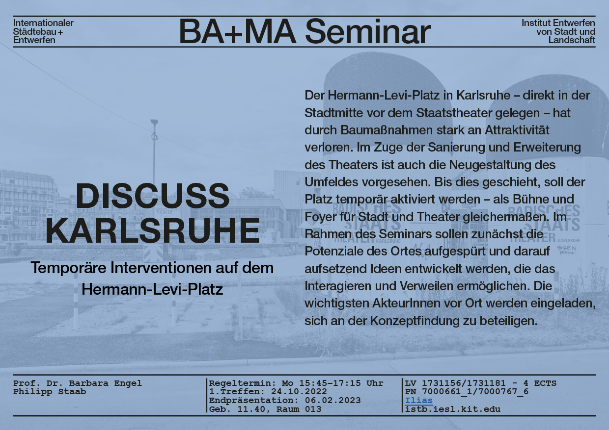 BA, MA Seminar: Discuss Karlsruhe