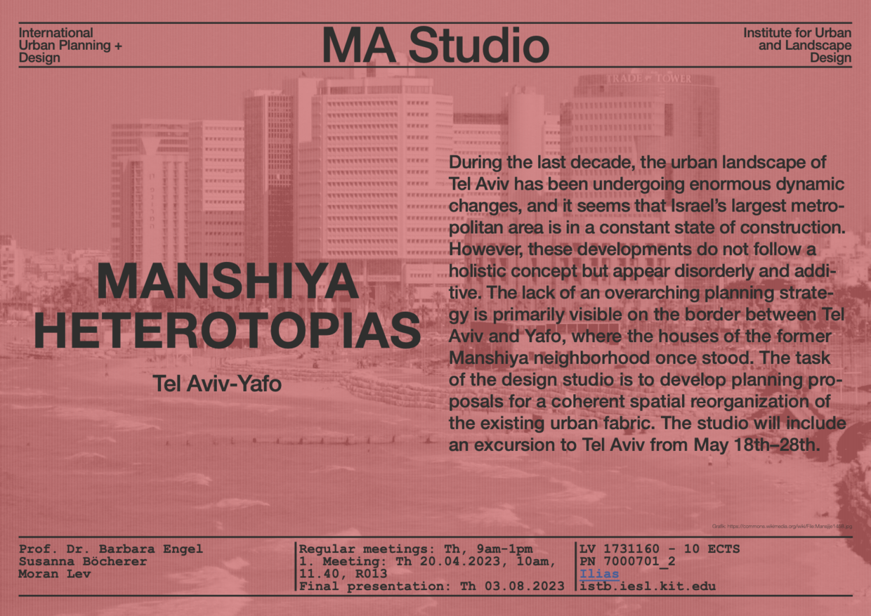 MA Studio: Manshiya Heterotopias