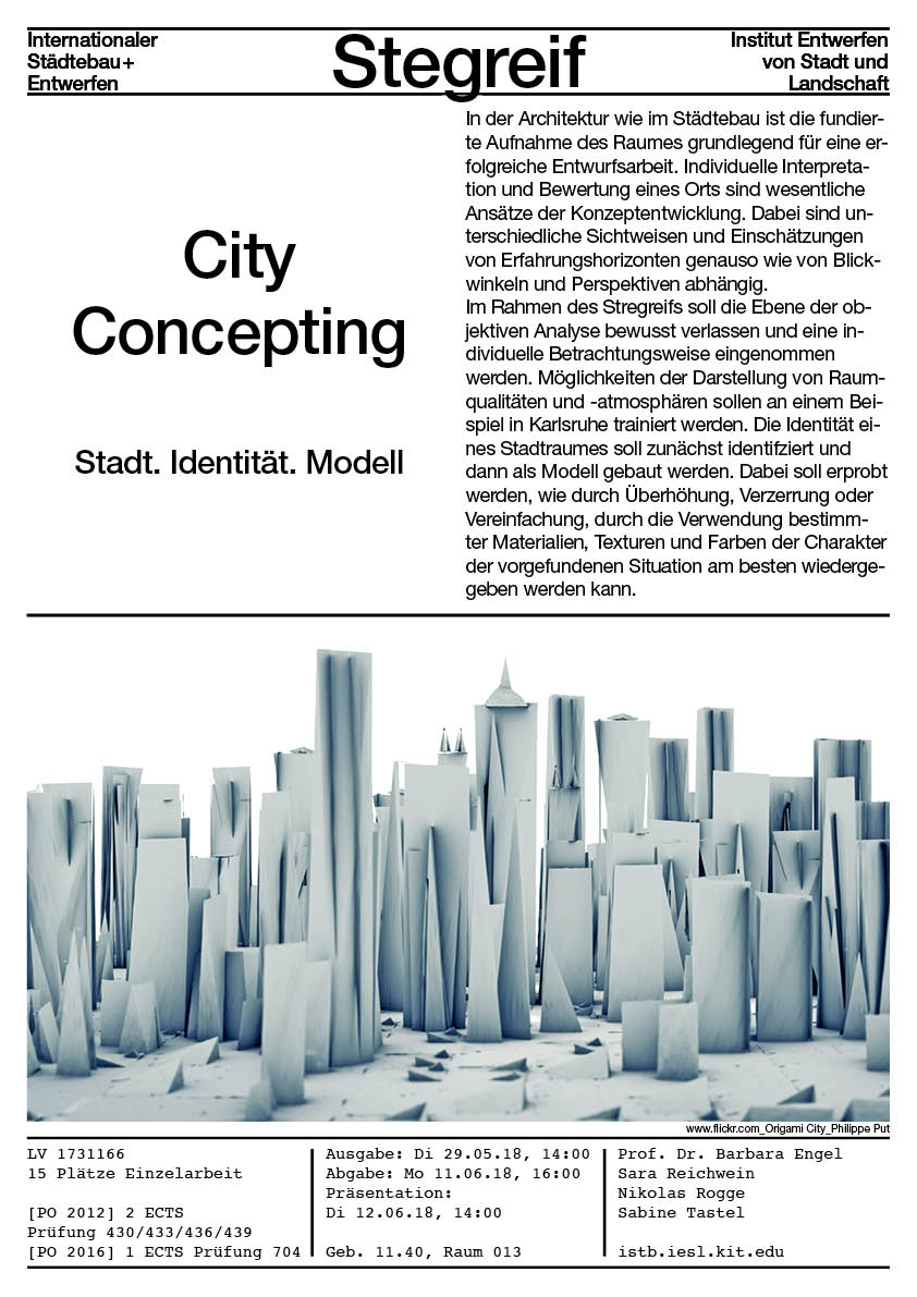 City Concepting - Stadt. Identität. Modell