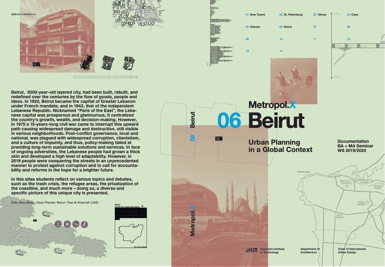 Metropol.X Beirut Cover und Text