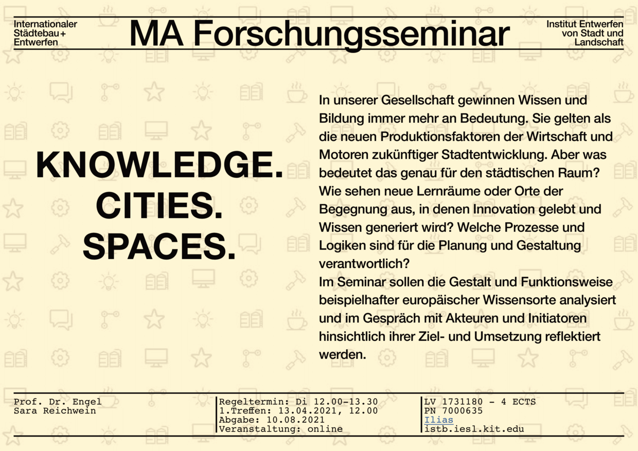 Knowledge.Cities.Spaces.