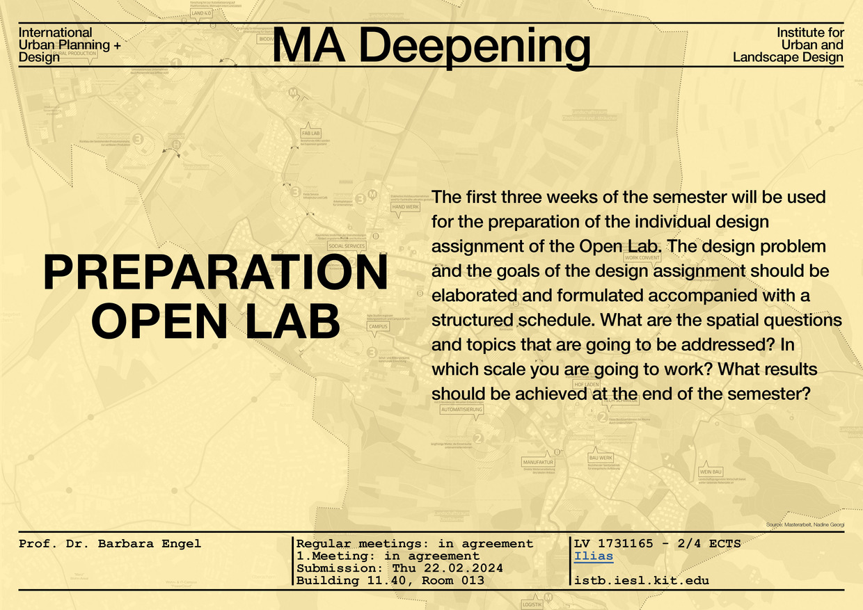 MA Deepening: Preparation Open Lab
