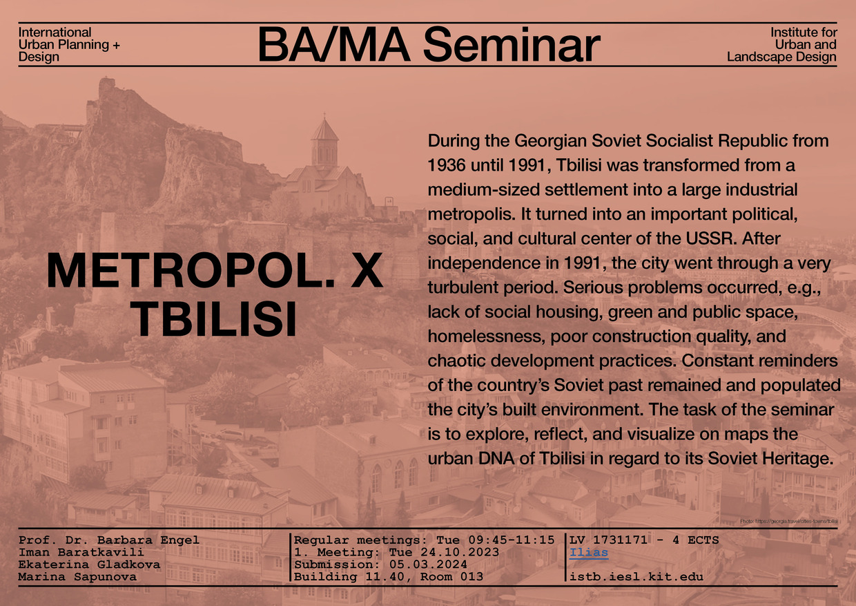 BA/MA Seminar: Metropol. X Tbilisi