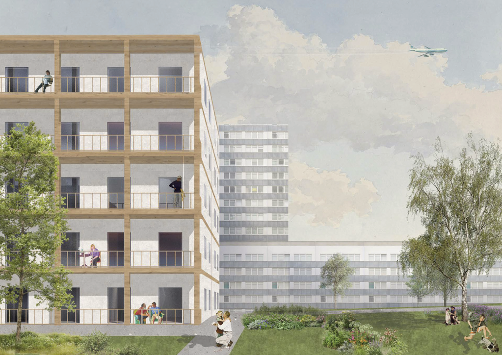 Visualization of housing blocks