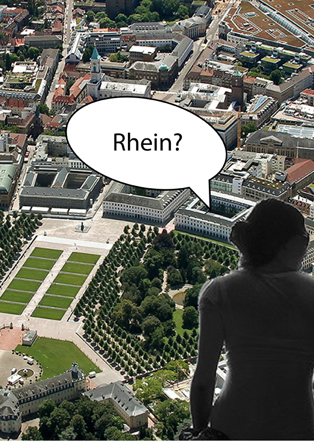 Karlsruhe am Rhein?