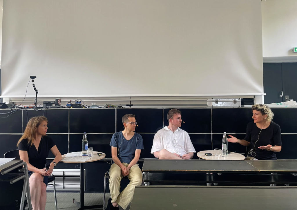 Picture of podium discussion